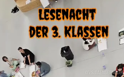 Gruselige Lesenacht der 3.Klassen